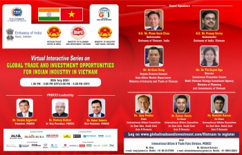[30 July 2021] Virtual Interactive Series of Global Trade and Investment Opportunities for Indian Industry in Vietnam 